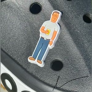 Hank Hill Classic Croc Charm Jibbitz Shoe Charm - "I Tell You What!"